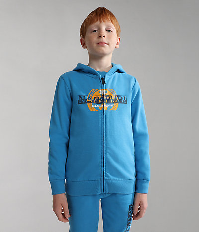 Cord Full Zip Hoodie Sweatshirt (4-8 YEARS)-